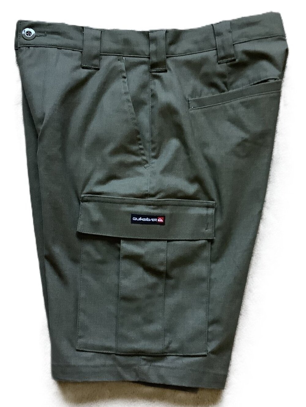 New Men's Quicksilver Classic Cargo Shorts Size 29 Olive MSRP $50
